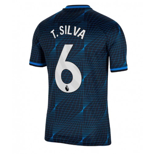 Pánský Fotbalový dres Chelsea Thiago Silva #6 2023-24 Venkovní Krátký Rukáv